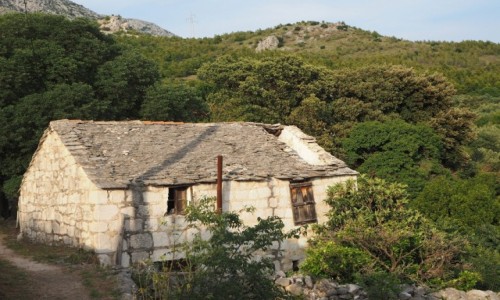 Zdjecie CHORWACJA / Riviera Makarska / Strnj / opuszczony...