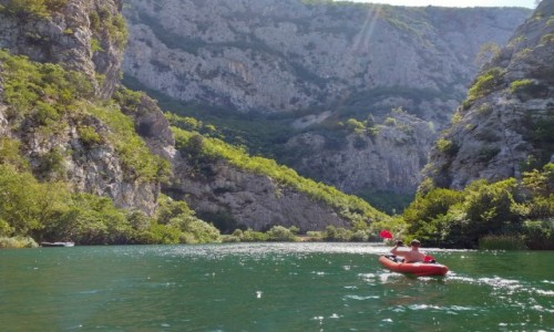 Zdjecie CHORWACJA / - / Park Krka / Park Krka - kajakiem