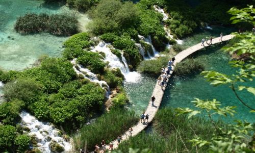 Zdjecie CHORWACJA / plitvice / park / ...