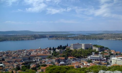 Zdjecie CHORWACJA / Dalmacja / Szybenik / Widok z ruin zamku na Szybenik