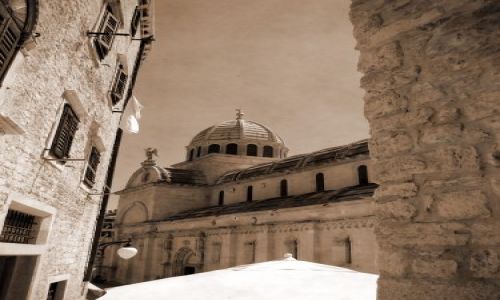 Zdjcie CHORWACJA / Dalmacja / Sibenik / Katedra
