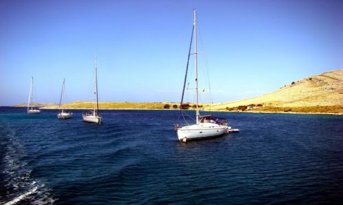 Zdjęcie CHORWACJA / Dalmacja / Kornati / Łódki