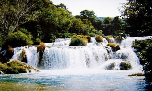 Zdjęcie CHORWACJA / wodospady Krk-a / środkowa Dalmacja / Chorwacja