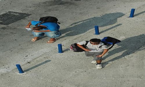 Zdjecie CHORWACJA / Adriatyk / prom na Hvar / na prom- obrazki obyczajowe z podry