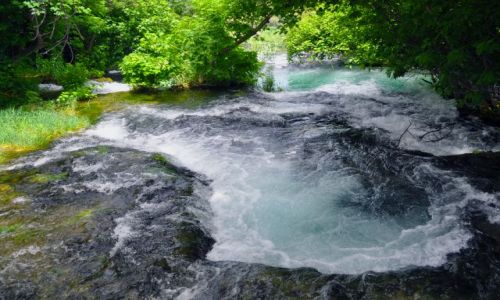 Zdjecie CHORWACJA / rodkowa Dalmacja / Park Narodowy Krka / Na upa ...