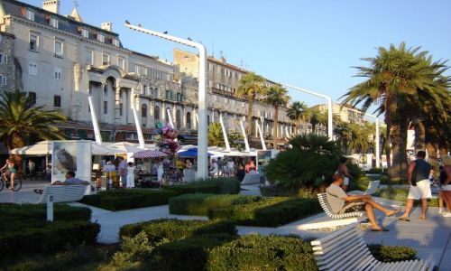 Zdjecie CHORWACJA / - / Split / deptak