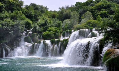 Zdjecie CHORWACJA / Dalmacja / Park Narodowy Krka / Wodospad