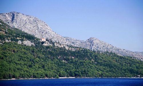 CHORWACJA / Dalmacja / Dalmacja / widoki z promu