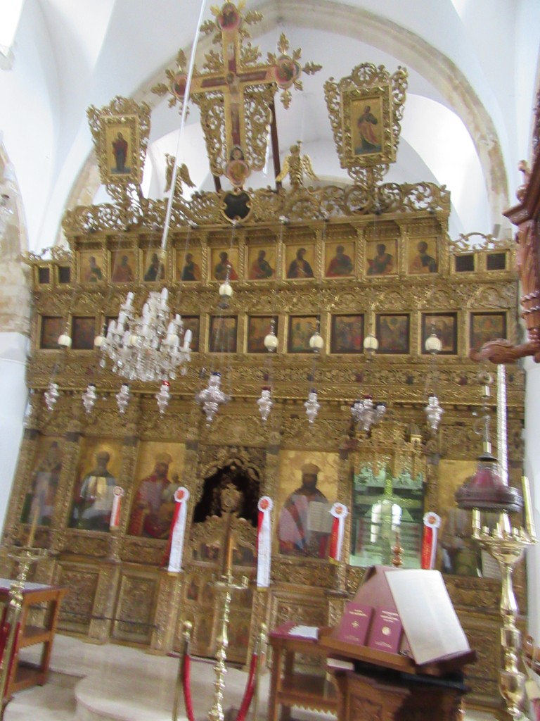 Zdjęcia: Omodos, Omodos, Klasztor św. Krzyża - ołtarz, CYPR Zdjęcia: Omodos, Omodos, Klasztor św. Krzyża - ołtarz, CYPR