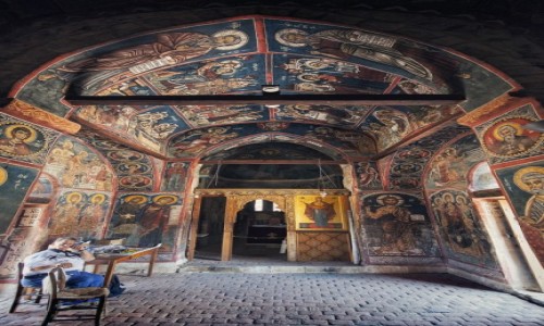 Zdjecie CYPR / Troodos Mountains / Nikitari / Panagia Phorviotissa (Asinou)