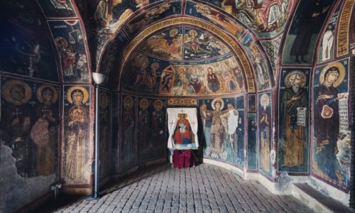 Zdjcie CYPR / Troodos Mountains / Nikitari / Panagia Phorviotissa (Asinou)