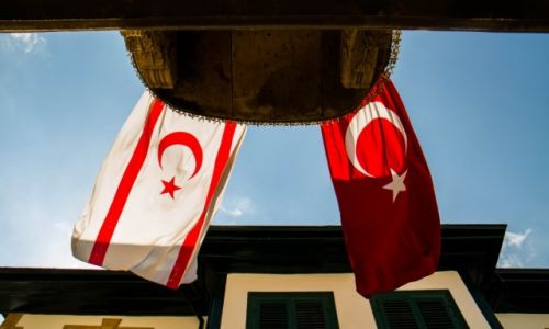 Zdjecie CYPR PӣNOCNY / Nicosia / Nicosia cz turecka / wito narodowe