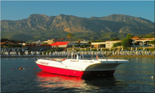 Zdjecie CYPR PӣNOCNY / Kyrenia / Okolice Girne / Jeszcze puste plae, o wicie.