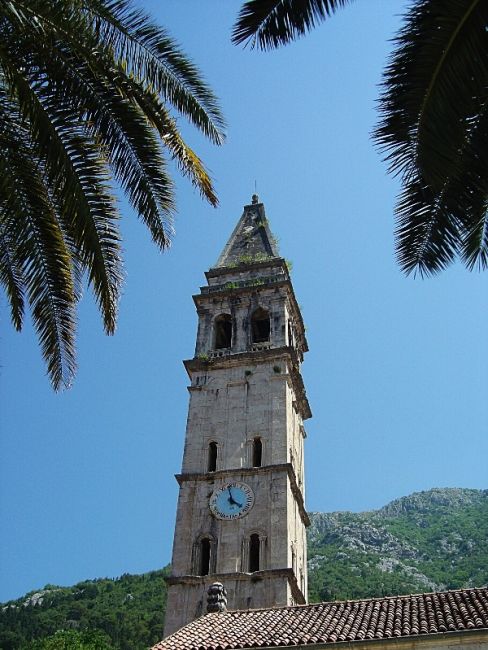Zdjęcia: Perast, Boka Kotorska, wieża..., CZARNOGÓRA Zdjęcia: Perast, Boka Kotorska, wieża..., CZARNOGÓRA