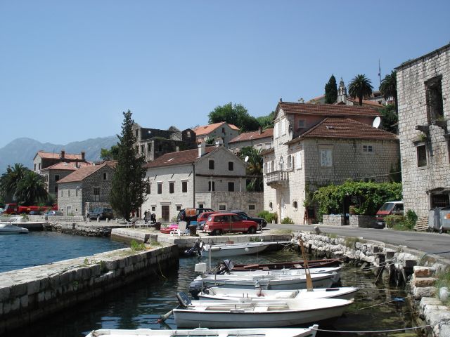 Zdjęcia: Perast, Boka Kotorska, Perast - marina, CZARNOGÓRA Zdjęcia: Perast, Boka Kotorska, Perast - marina, CZARNOGÓRA