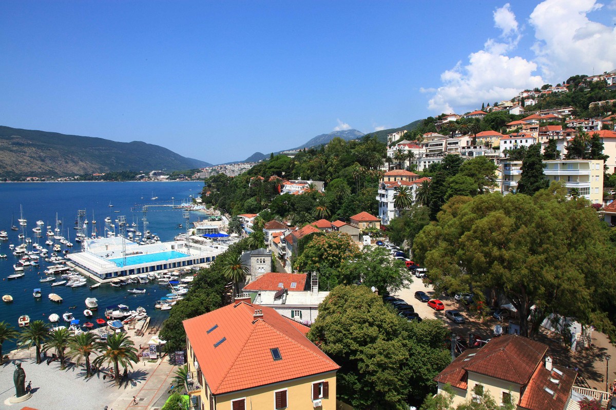 Zdjęcia: Herceg Novi, Zatoka Kotorska, Widok z twierdzy, CZARNOGÓRA Zdjęcia: Herceg Novi, Zatoka Kotorska, Widok z twierdzy, CZARNOGÓRA