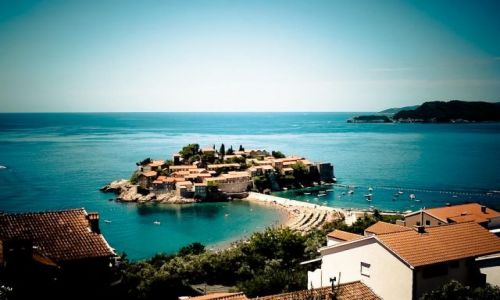 Zdjecie CZARNOGRA / - / Wyspa w. Stefana / Sveti Stefan