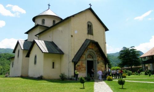 Zdjęcie CZARNOGÓRA / - / Monastyr Moraca / Cerkiew Wniebowzięcia NMP