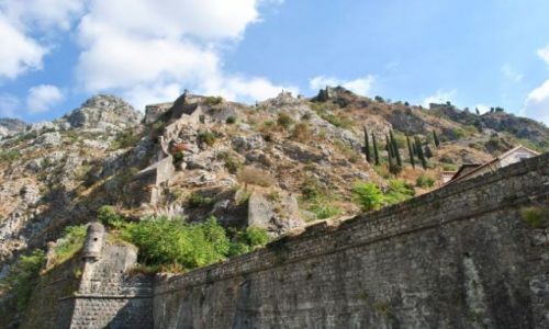 Zdjecie CZARNOGRA / zatoka kotorska / Kotor / twierdza kotorska