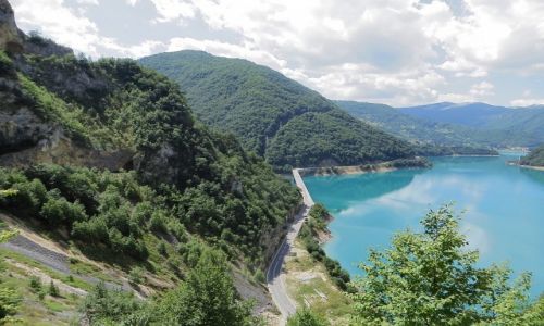 Zdjcie CZARNOGRA / pnocna Czarnogra / Trasa Foce - Niksic / zapora na Pivie