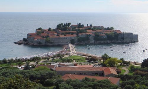 Zdjecie CZARNOGRA / wybrzee Czarnogry / okolice Petrovacu / w. Stefan