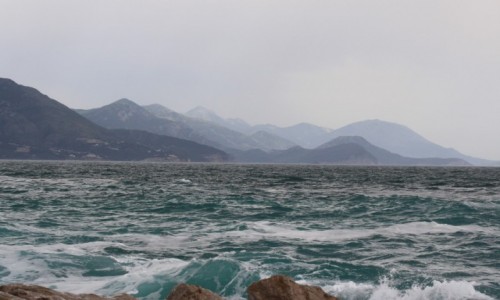Zdjecie CZARNOGRA / Budva / Plaa Ploce / Widoczek na morze