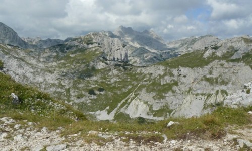 Zdjecie CZARNOGRA / Durmitor / Sawin kuk / Sawin kuk - widok spod szczytu