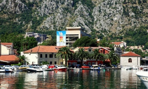 Zdjecie CZARNOGRA / Budva  / Przysta eglarska / Na zboczu