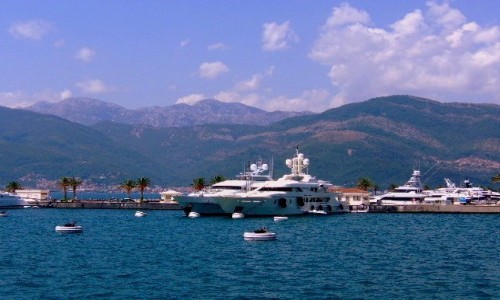 Zdjecie CZARNOGRA / Boka Kotorska / Tivat / Port w Tivacie