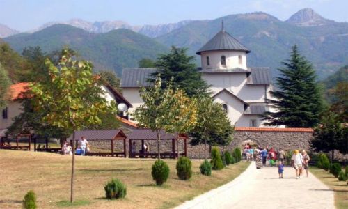Zdjecie CZARNOGÓRA / brak / Okolice kanionu rzeki Moraca / Prawosławny Monastyr Moraca
