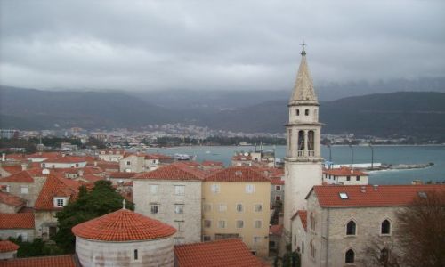 Zdjecie CZARNOGRA / Czarnogra / Budva / widok na stare miasto