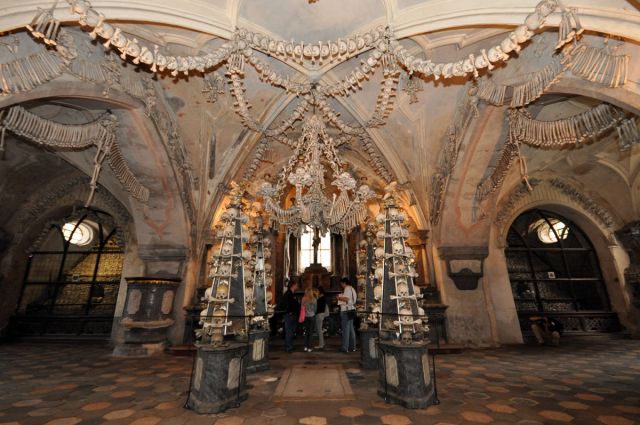Zdjęcia: Kutna Hora, Kaplica czaszek, CZECHY Zdjęcia: Kutna Hora, Kaplica czaszek, CZECHY