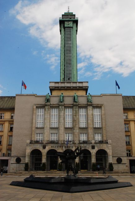 Zdjęcia: Ostrawa, Morawy, Ratusz w Ostrawie, CZECHY Zdjęcia: Ostrawa, Morawy, Ratusz w Ostrawie, CZECHY