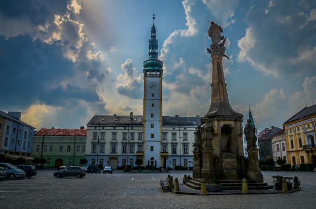 Zdjęcia: Litovel, Olomouc region, Litovel - rynek, CZECHY Zdjęcia: Litovel, Olomouc region, Litovel - rynek, CZECHY