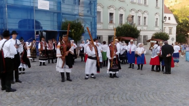 Zdj cia: Mikulov, Morawy Poudniowe, Koncert w rynku w Mikulovie, CZECHY