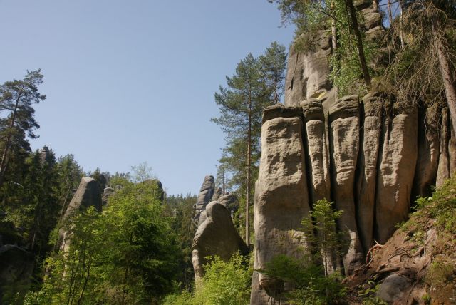 Zdjęcia: Adrszpaskie Skały, Skalne miasto, Adrszpaskie Skały I, CZECHY Zdjęcia: Adrszpaskie Skały, Skalne miasto, Adrszpaskie Skały I, CZECHY