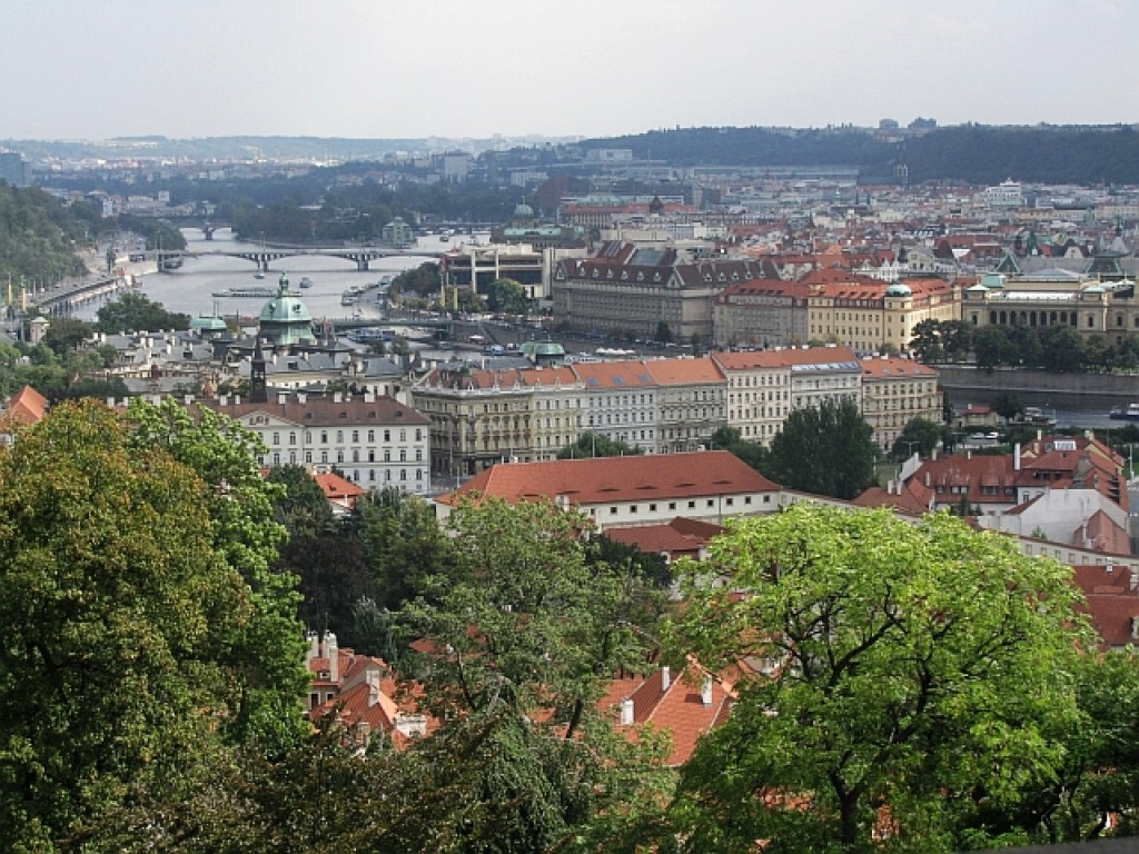 Zdjęcia: Praga, Praga, widok ze Starego Zamku, CZECHY Zdjęcia: Praga, Praga, widok ze Starego Zamku, CZECHY