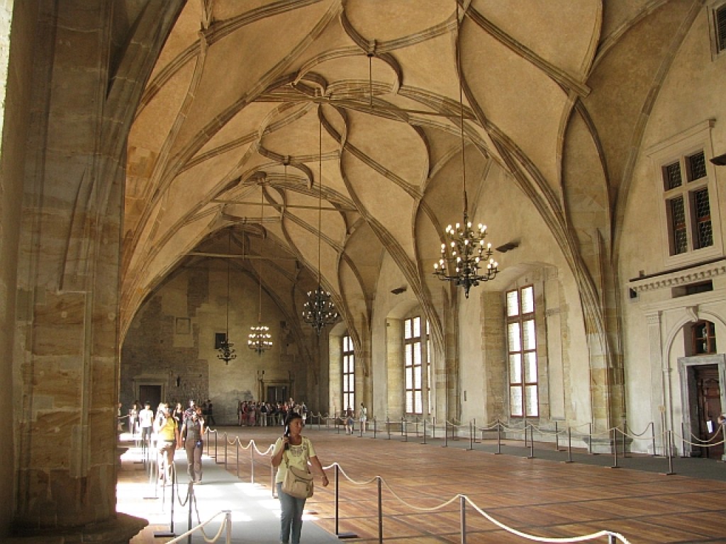 Zdjęcia: Praga, Praga, sala Władysławowska, CZECHY Zdjęcia: Praga, Praga, sala Władysławowska, CZECHY