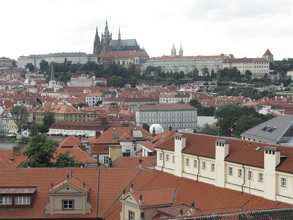 Zdjęcia: Praga, Praga, widok z Klementinum, CZECHY Zdjęcia: Praga, Praga, widok z Klementinum, CZECHY