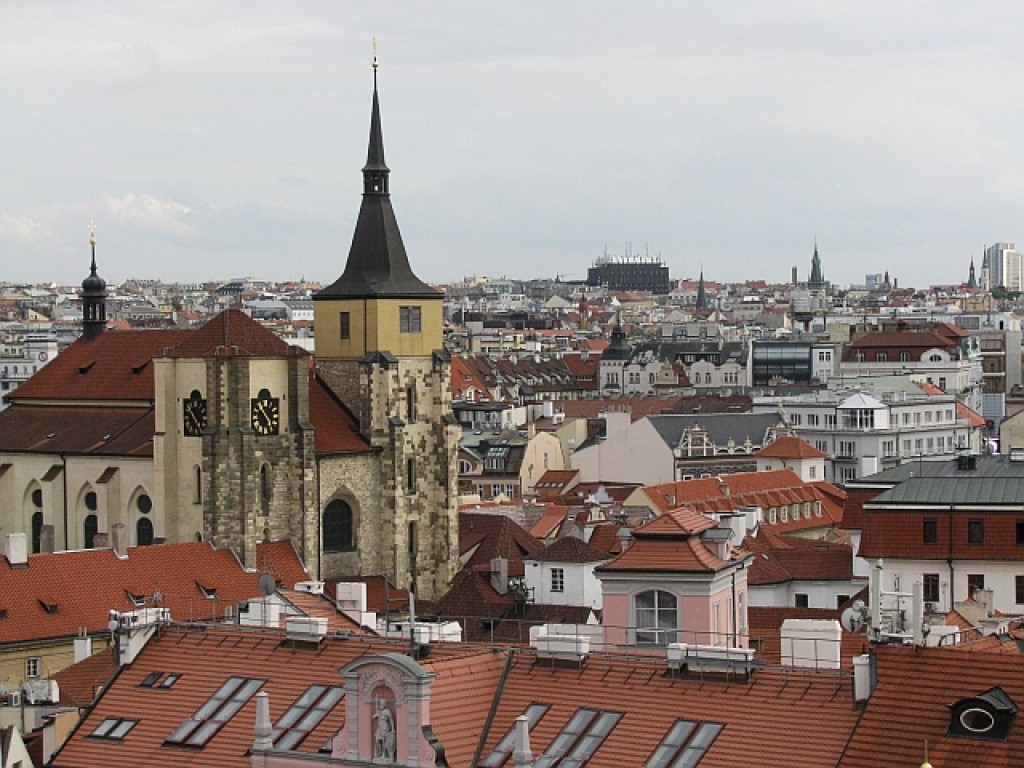 Zdjęcia: Praga, Praga, widok z Klementinum, CZECHY Zdjęcia: Praga, Praga, widok z Klementinum, CZECHY