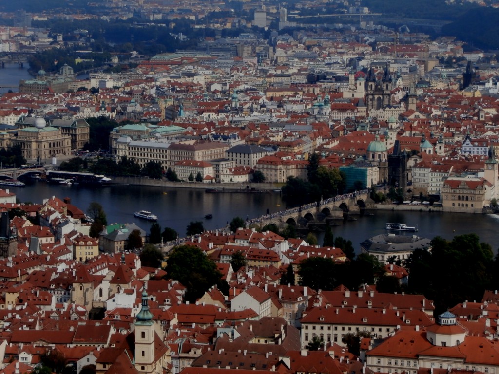 Zdjęcia: Praga, Petrin, Widok na Pragę, CZECHY Zdjęcia: Praga, Petrin, Widok na Pragę, CZECHY