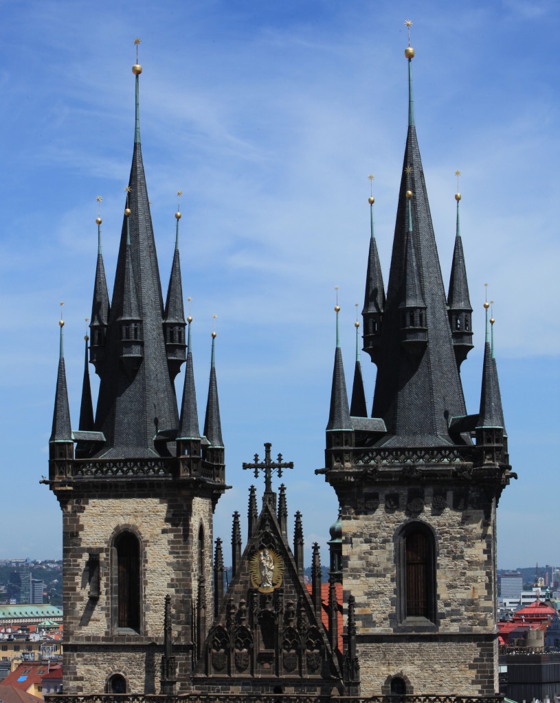 Zdjęcia: Kościół Najświętszej Marii Panny przed Tynem , Praga, Wieżyczki, CZECHY Zdjęcia: Kościół Najświętszej Marii Panny przed Tynem , Praga, Wieżyczki, CZECHY