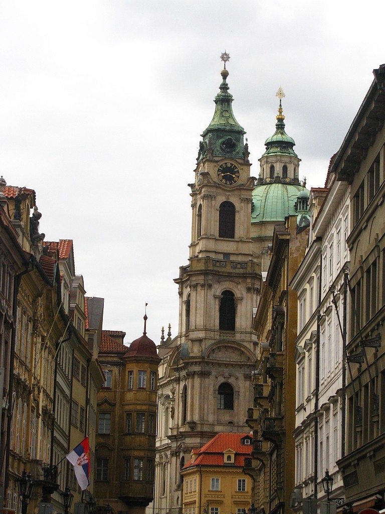 Zdjęcia: Praga, Praga, kościół św. Mikołaja, CZECHY Zdjęcia: Praga, Praga, kościół św. Mikołaja, CZECHY