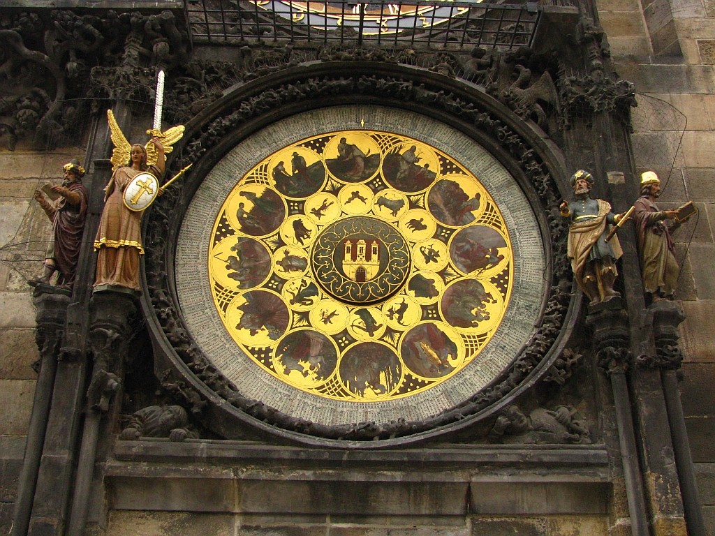 Zdjęcia: Rynek Staromiejski, Praga, wieża ratusza - zegar astronomiczny , CZECHY Zdjęcia: Rynek Staromiejski, Praga, wieża ratusza - zegar astronomiczny , CZECHY
