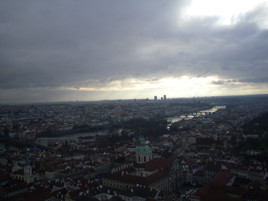 Zdjęcia: PRAGA, PRAGA, Praga-widok z wieży katedralnej , CZECHY Zdjęcia: PRAGA, PRAGA, Praga-widok z wieży katedralnej , CZECHY