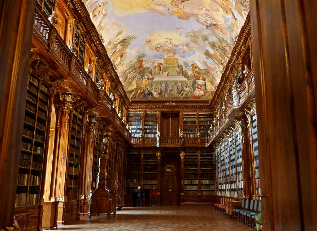 Zdjęcia: Praga, Biblioteka na Strahowie...wnętrze, CZECHY Zdjęcia: Praga, Biblioteka na Strahowie...wnętrze, CZECHY