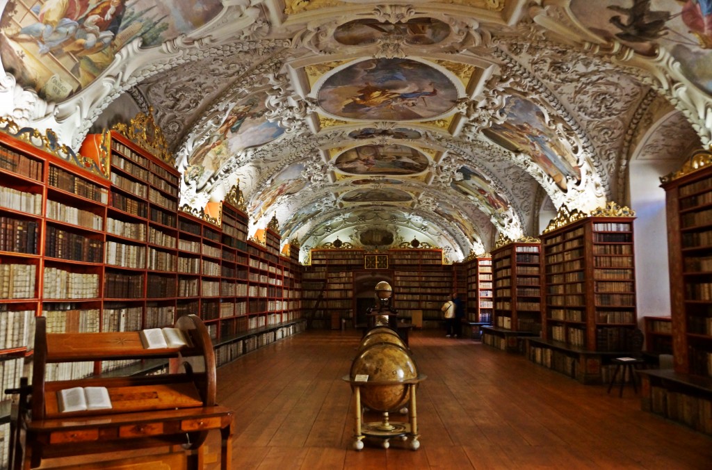 Zdjęcia: Praga, Biblioteka na Strahowie...wnętrze, CZECHY Zdjęcia: Praga, Biblioteka na Strahowie...wnętrze, CZECHY
