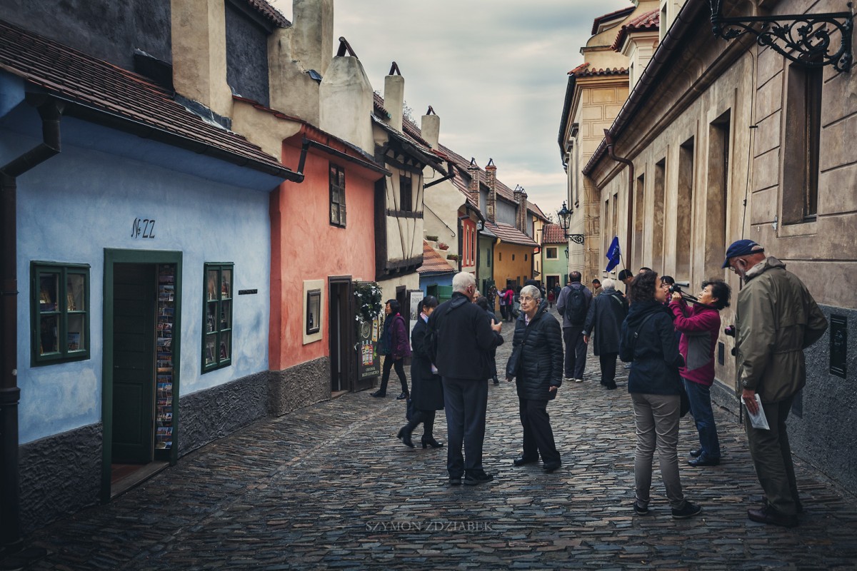 Zdjęcia: Hradczany, Praga, Złota uliczka, CZECHY Zdjęcia: Hradczany, Praga, Złota uliczka, CZECHY
