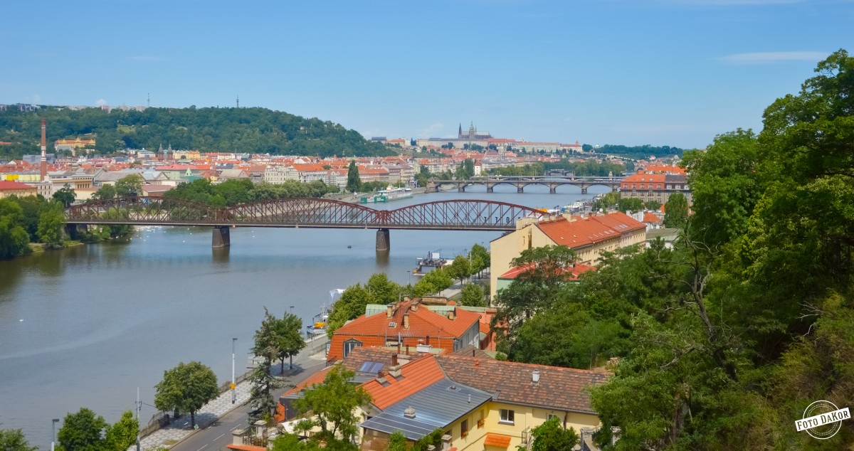 Zdjęcia: Vysehrad, Praga, Widok z Vysehrad, CZECHY Zdjęcia: Vysehrad, Praga, Widok z Vysehrad, CZECHY