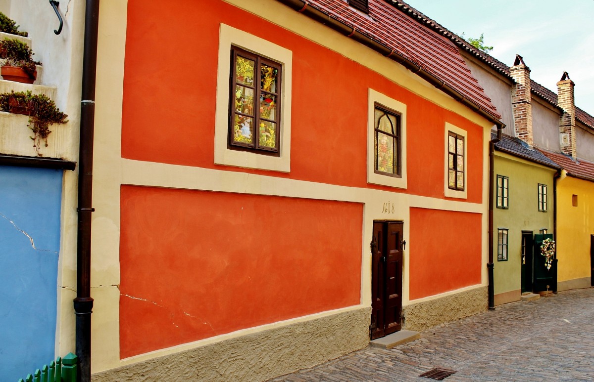 Zdjęcia: Praga, Kraj środkowoczeski, Złota uliczka, CZECHY Zdjęcia: Praga, Kraj środkowoczeski, Złota uliczka, CZECHY